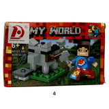 MY WORLD Minecraft Creeper Building Set (49 TO 56 Pieces)