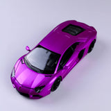 Lamborghini Aventador Coupé Die-Cast Model – Purple