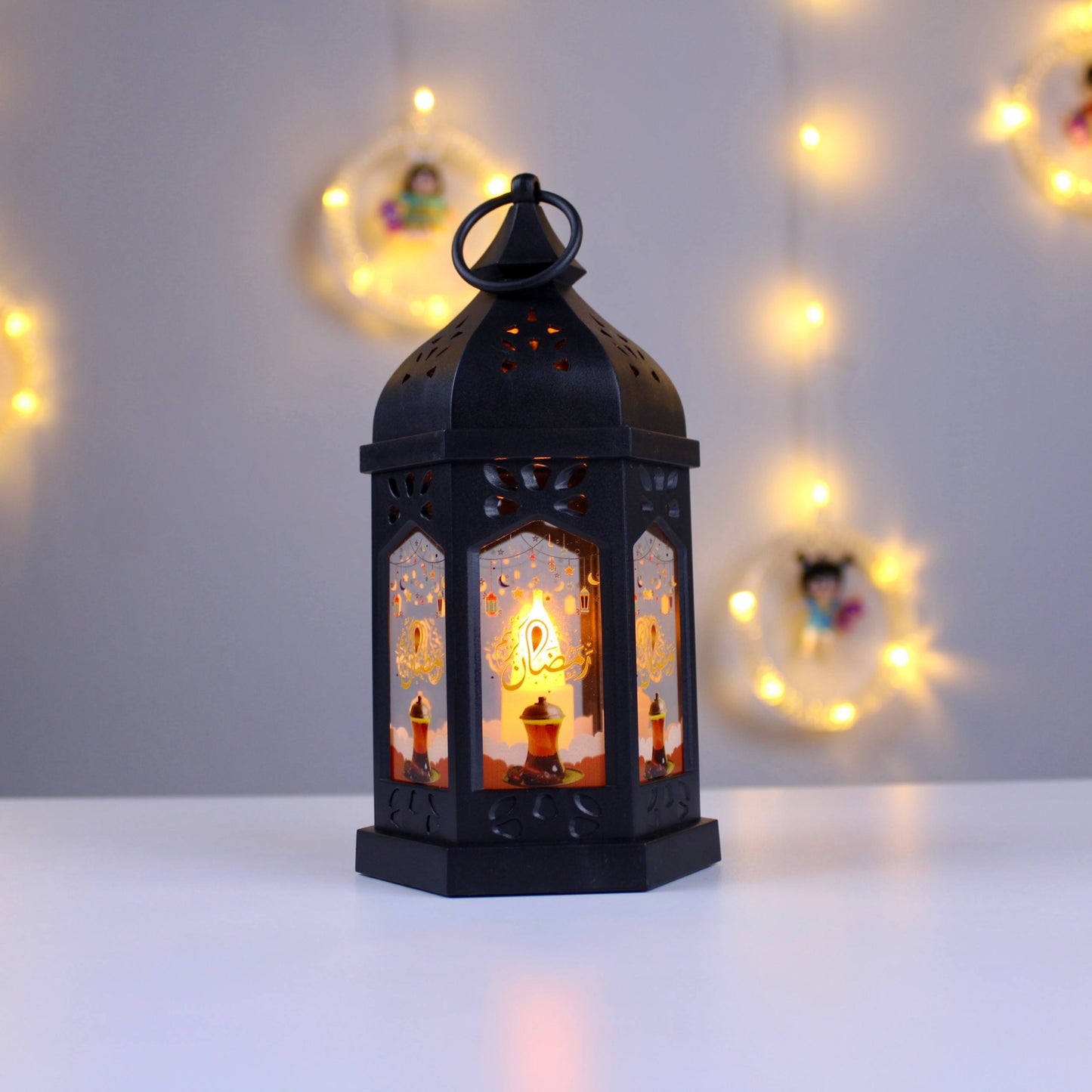 Illuminated Ramadan Acrylic Lantern – Medium Size