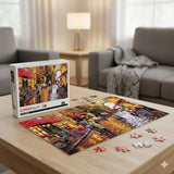 بازل جيغسو "شارع القهوة" – 1000 قطعة