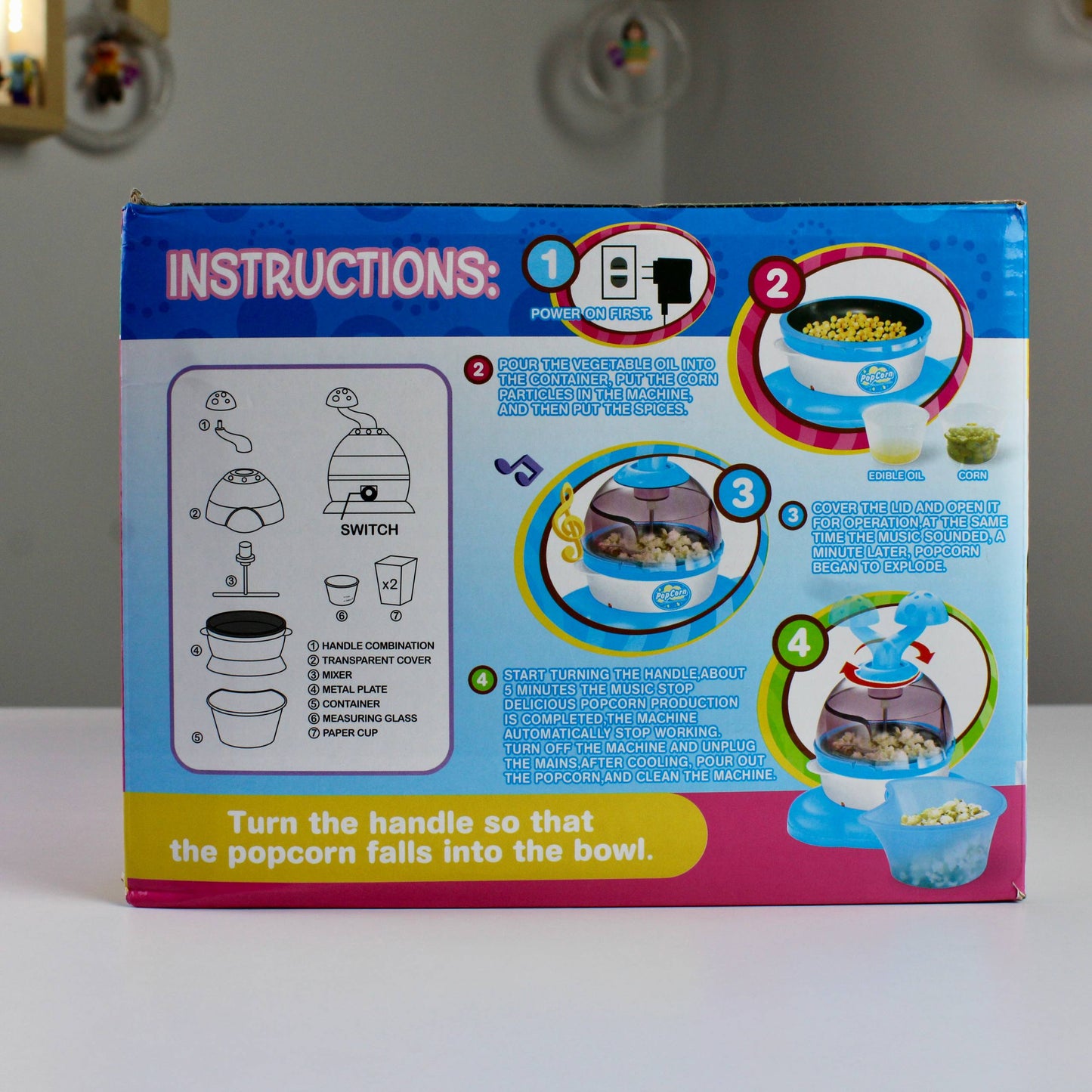 Little Chef Popcorn Machine Toy – Mi Alegria
