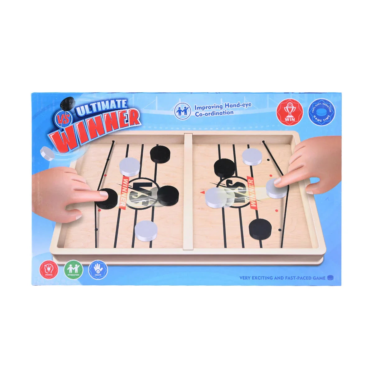 لعبة القرص المنزلق – مهارة سريعة الوتيرة وتحدٍ عائلي