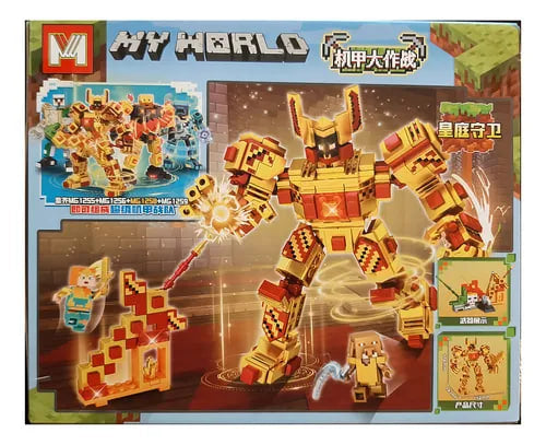 My World Robot Building Set – 437 Pieces for Kids Creative Play