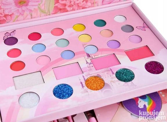 صندوق الأعمال اليدوية للمكياج والمجوهرات على شكل يونيكورن