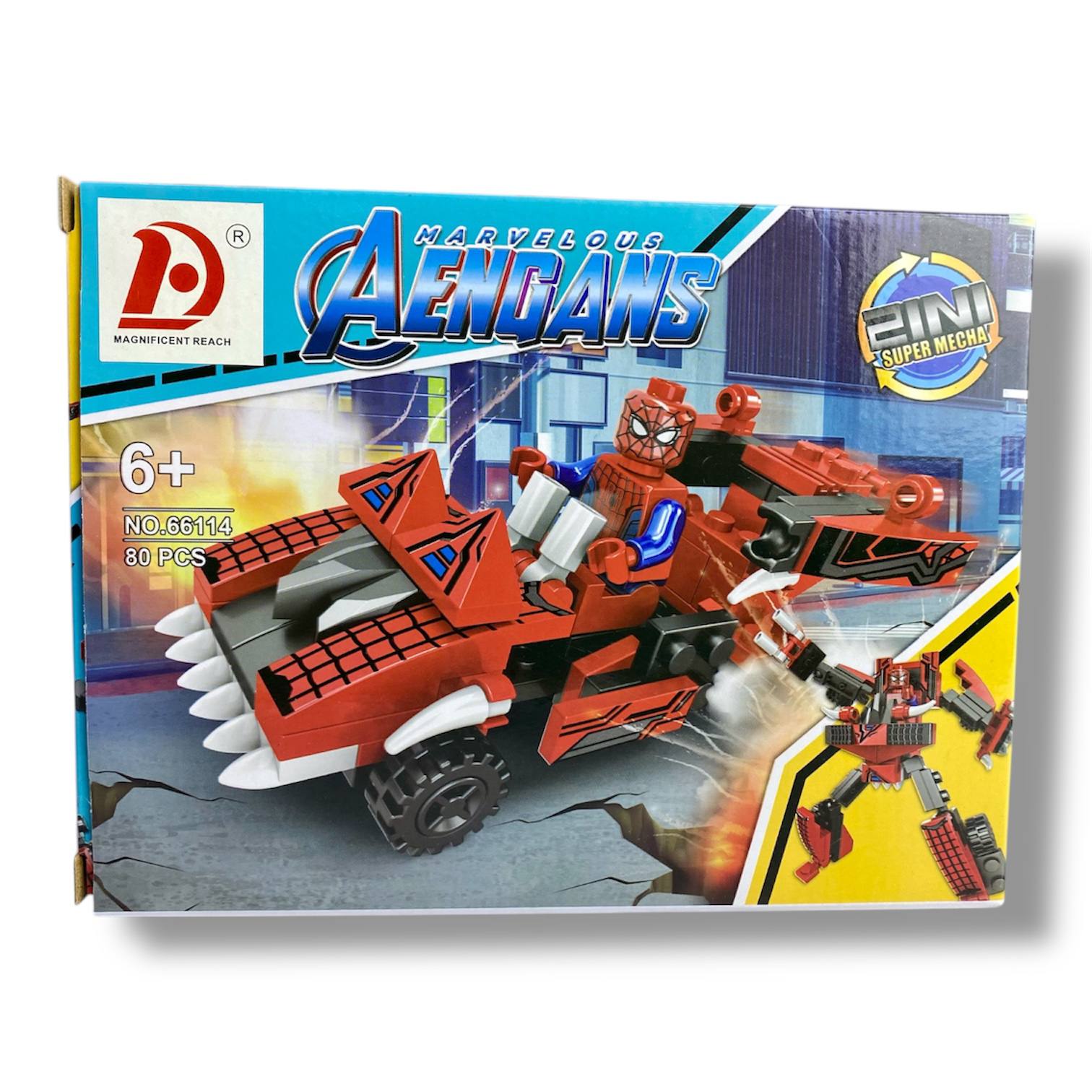 Avengers Transform Building Blocks 2-in-1