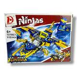 Ninja Dragon Building Blocks Set (107-113 pieces)