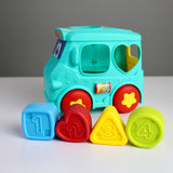 Educational Bus Toy for Kids – Shapes & Numbers Learning