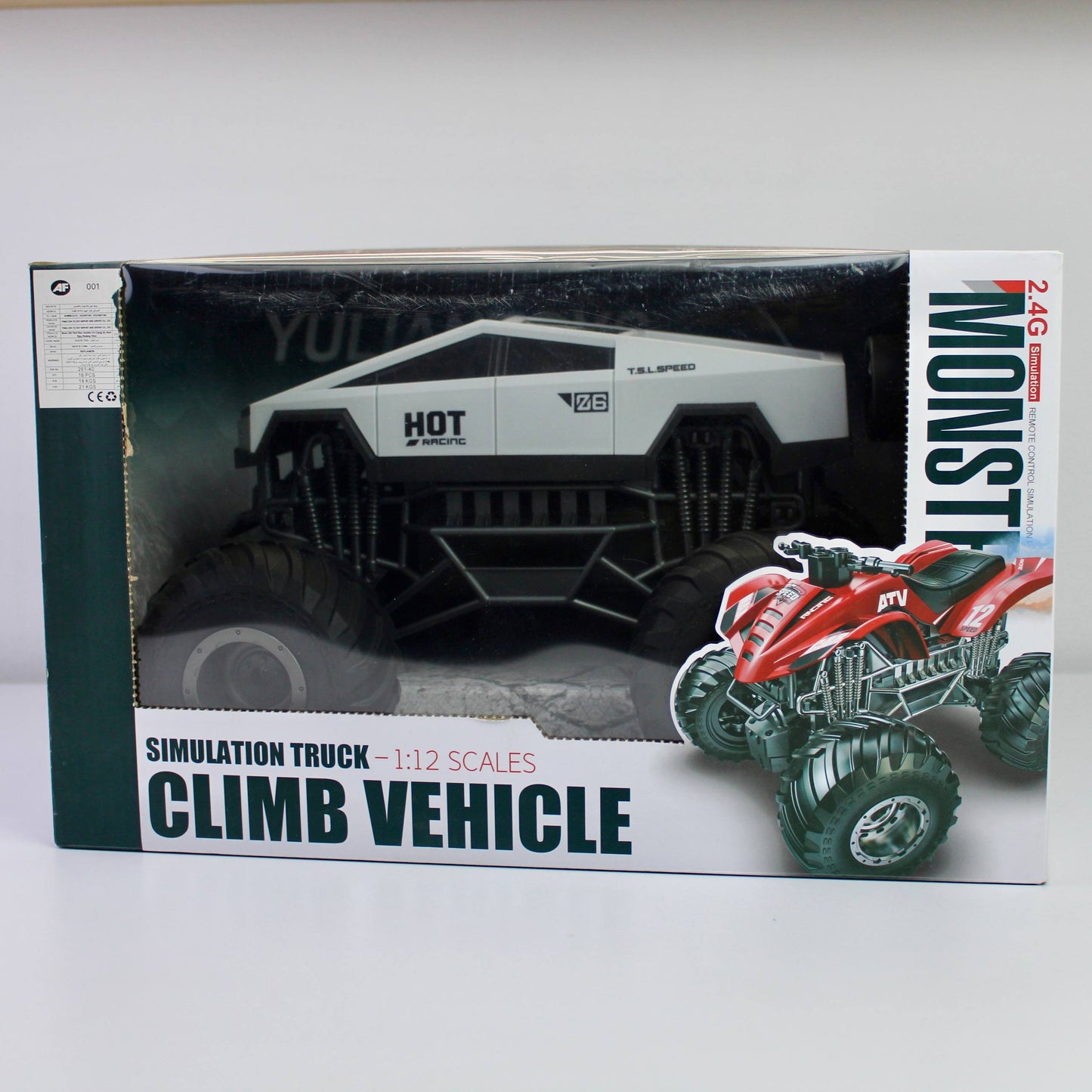 RC Monster Cyber Truck 1:12 – Remote Control Off-Road Climbing Truck 2.4GHz