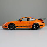 سيارة ويلي بورش 911 جي تي 3 آر إس طراز 1:24 مصبوبة - سلسلة NEX إصدار Orange Track Performance