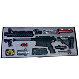 M4A1 Gel Blaster HD690E Electric Tactical Model – USB Rechargeable with Red Dot & Laser Sight