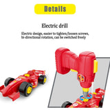 Kids Racing Car Workshop Set – 86+ Pieces DIY Building Kit