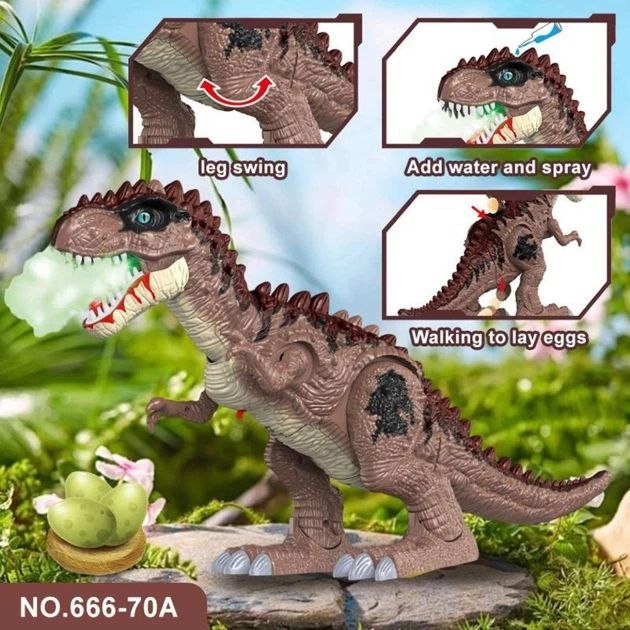 RC T-Rex Dinosaur Toy – Interactive Walking & Sound Effect Dino