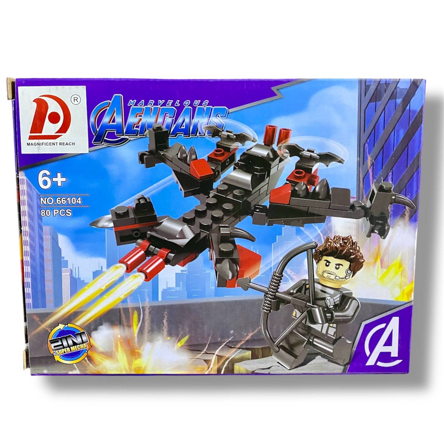 Super Hero 2-in-1 Mecha Building Set – Collectible Heroes Series