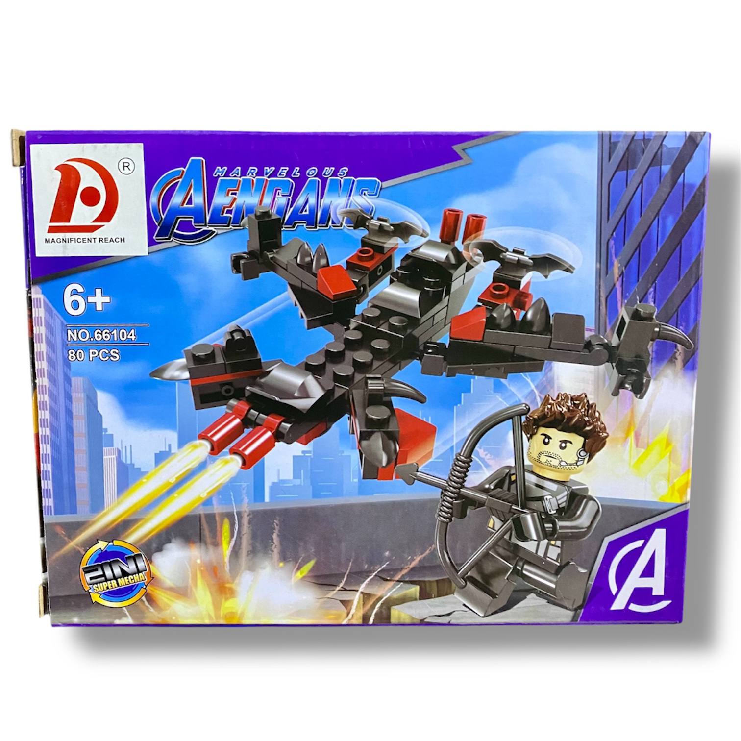 Super Hero 2-in-1 Mecha Building Set – Collectible Heroes Series