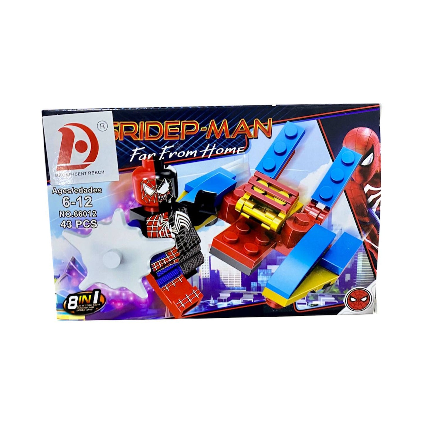RIDEP-MAN 8-in-1 Building Blocks Set – Hero & Vehicle Collection