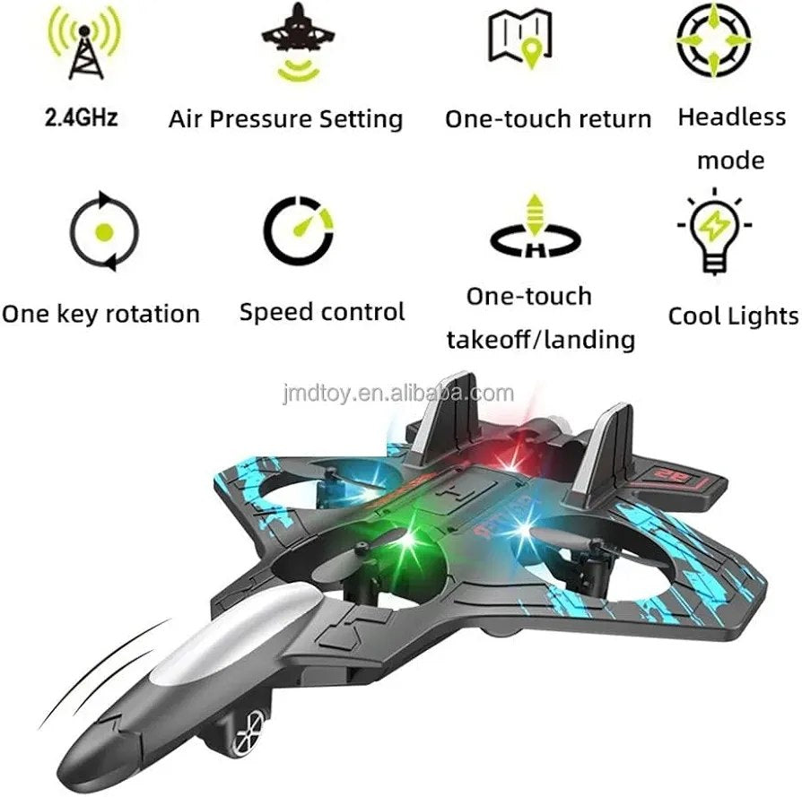 ZY Fighter Plane – Remote Control LED Stunt Aircraft