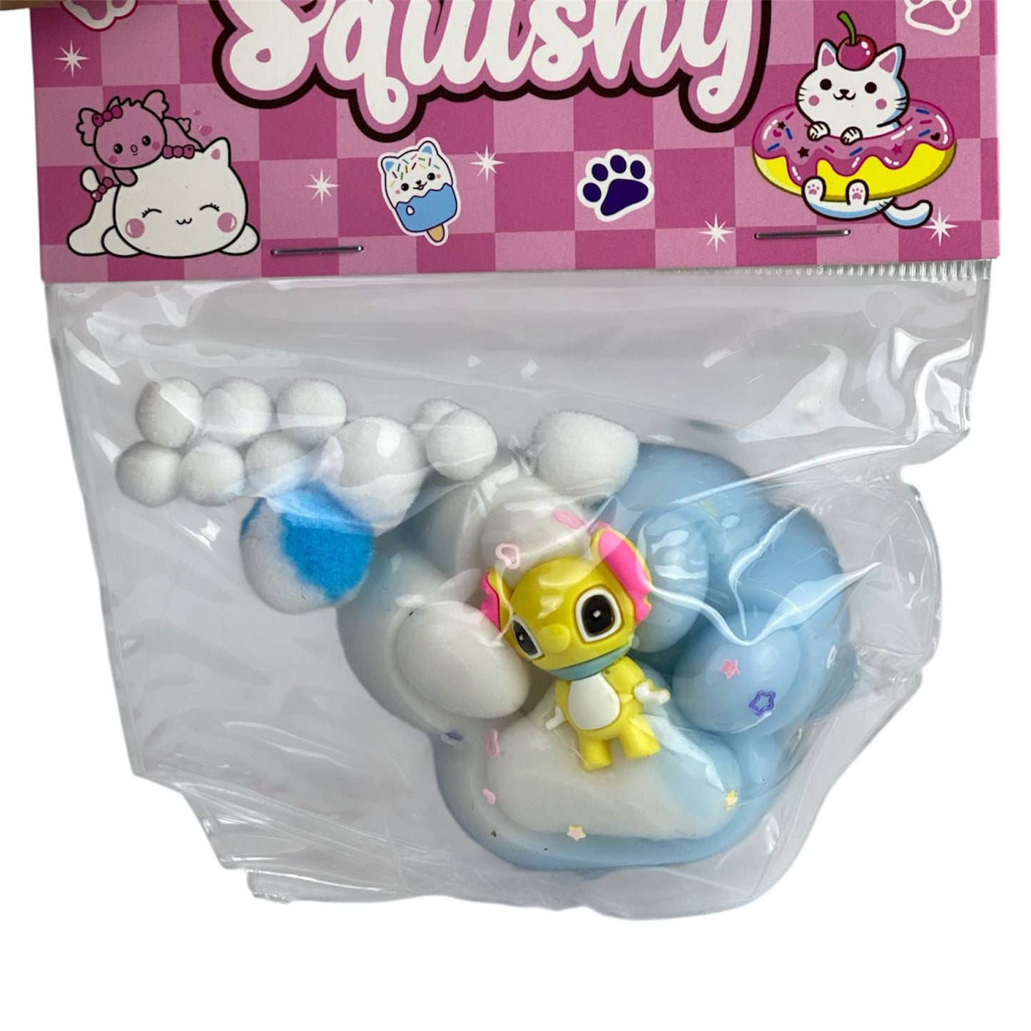 Stitch Cat Paw Squishy – Soft Stress Relief Sensory Toy