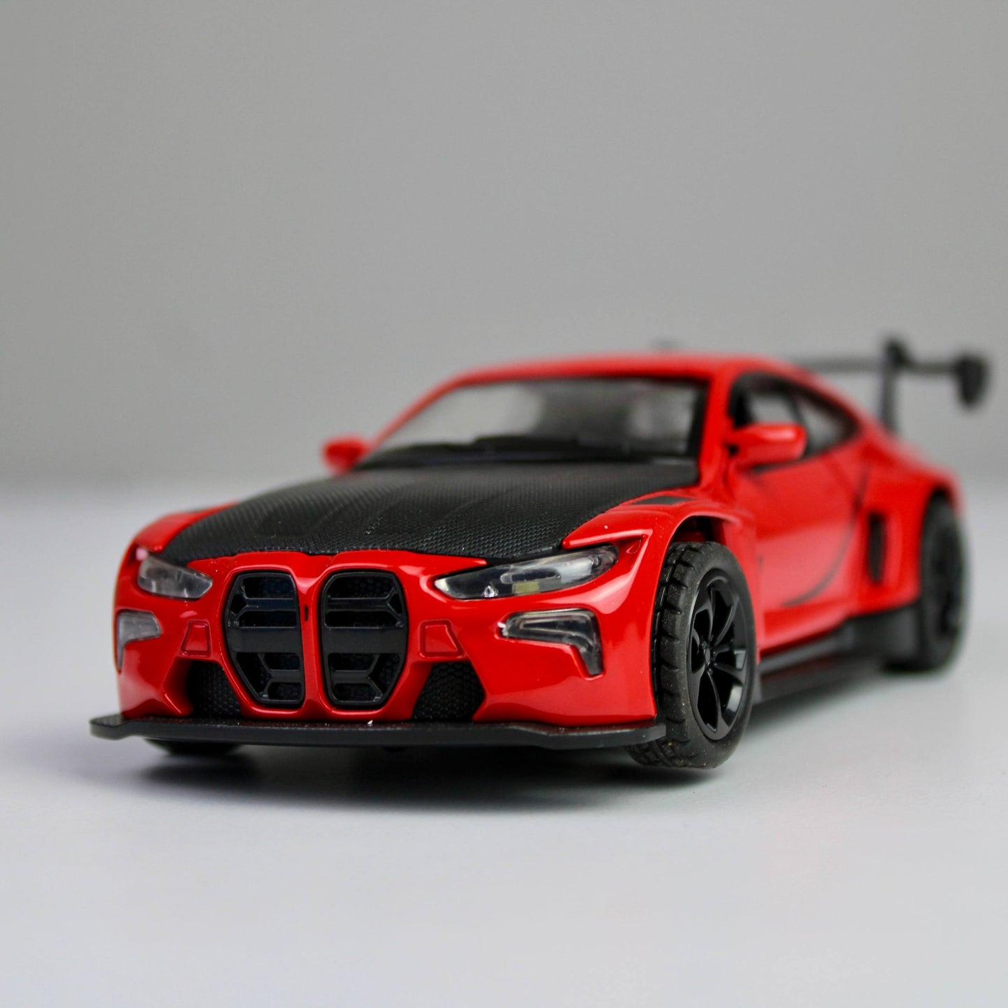 BMW M4-Inspired Racing Car Die-Cast 1:28 – Metal Model with Lights & Sounds
