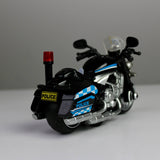 Police Motorcycle 1:12 – Pull-Back Model with Lights & Siren Sounds
