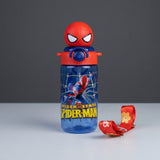 Disney Stitch & Spider-Man Kids Water Bottle – 650ml BPA-Free Bottle with Character Handle