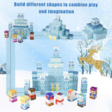Magnetic Ice Castle Building Blocks – 76-Piece Creative Construction Set