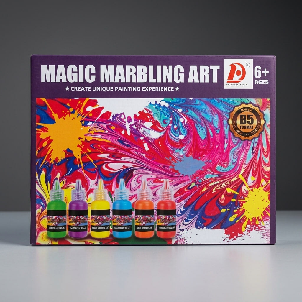 Magic Marbling Art – Water Marbling Painting Kit