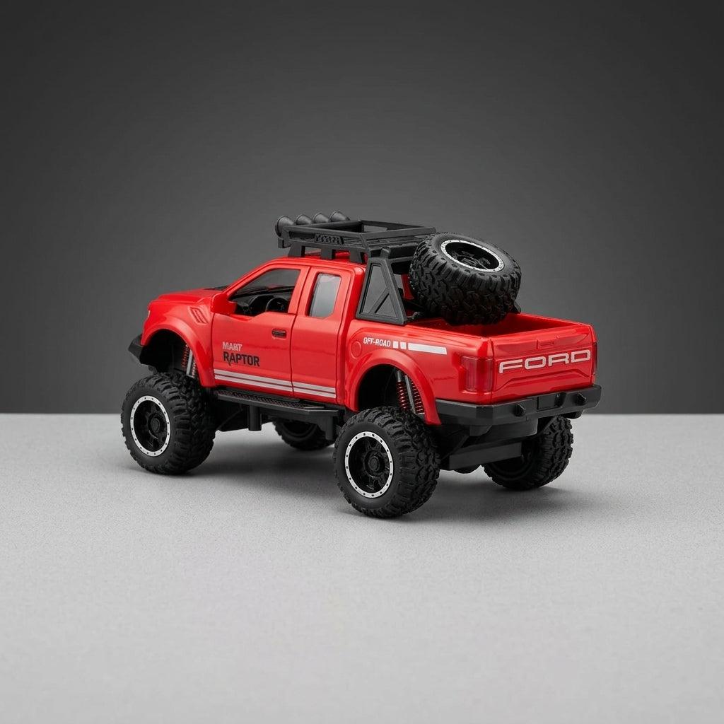 1:24 Plastic Raptor Pickup Truck – Light, Sound & Music