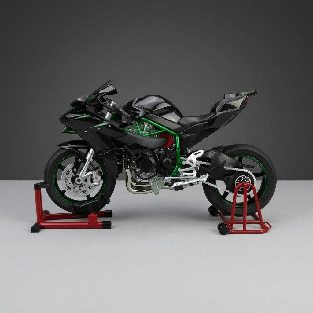 1:6 Kawasaki Ninja H2R XLG – Zinc Alloy Die-Cast Motorcycle Model with Light, Sound & Vapor Effects