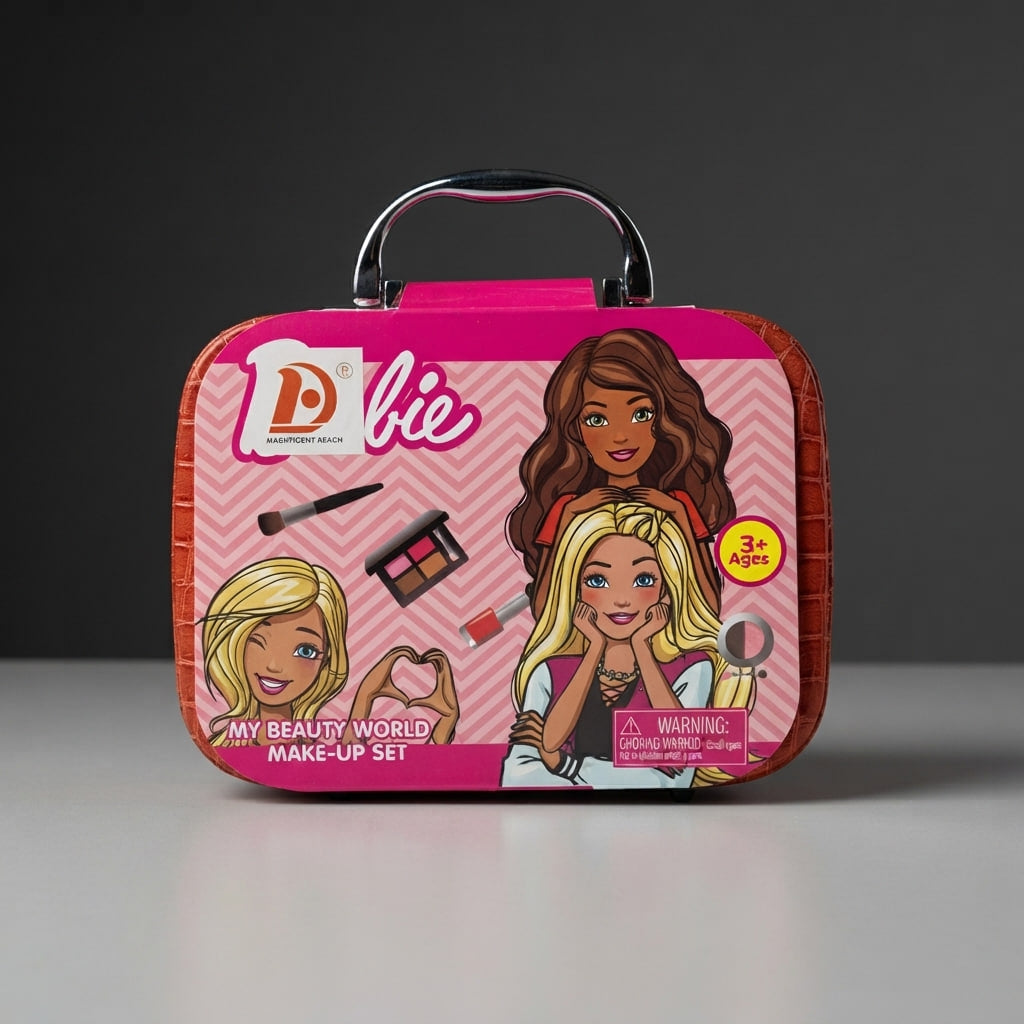 Barbie Makeup Set – Pretend Beauty Kit in Carry Case