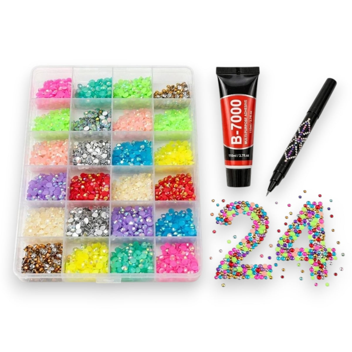Ultimate DIY Rhinestone Bling Kit – 5,000+ Crystals