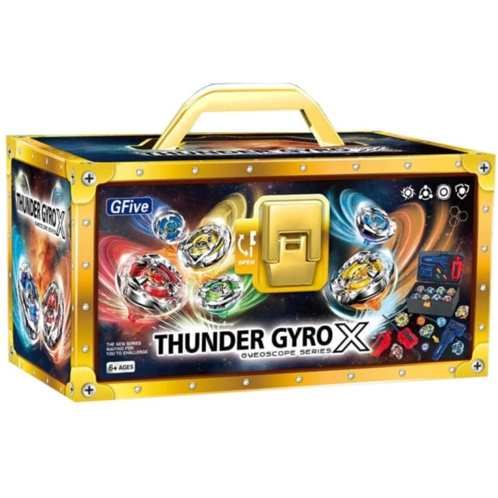 Thunder Gyro X Gyroscope Series – Battle Top Set with Storage Case