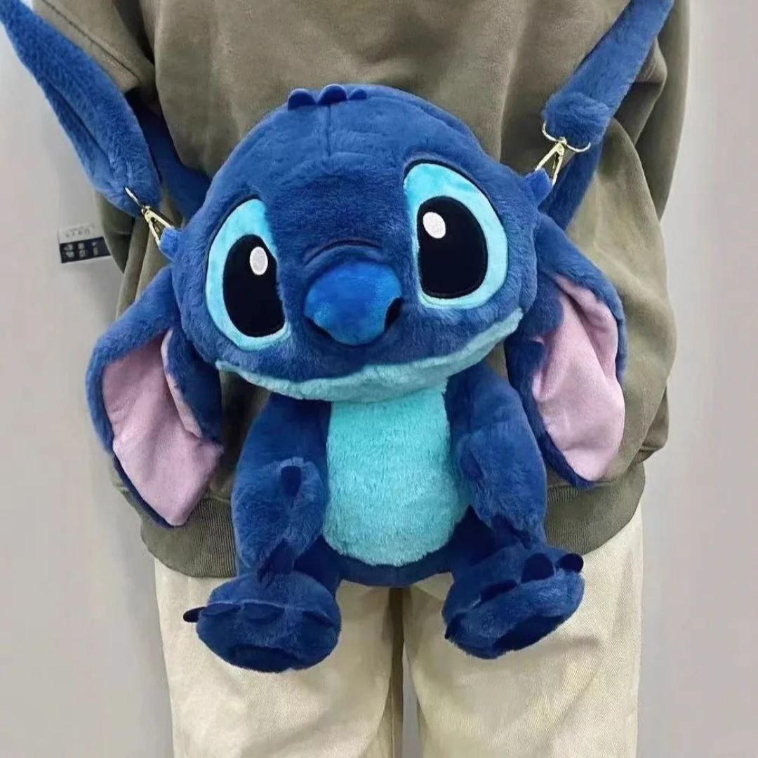 Stitch 2-in-1 Makeup Backpack – Soft Plush Design