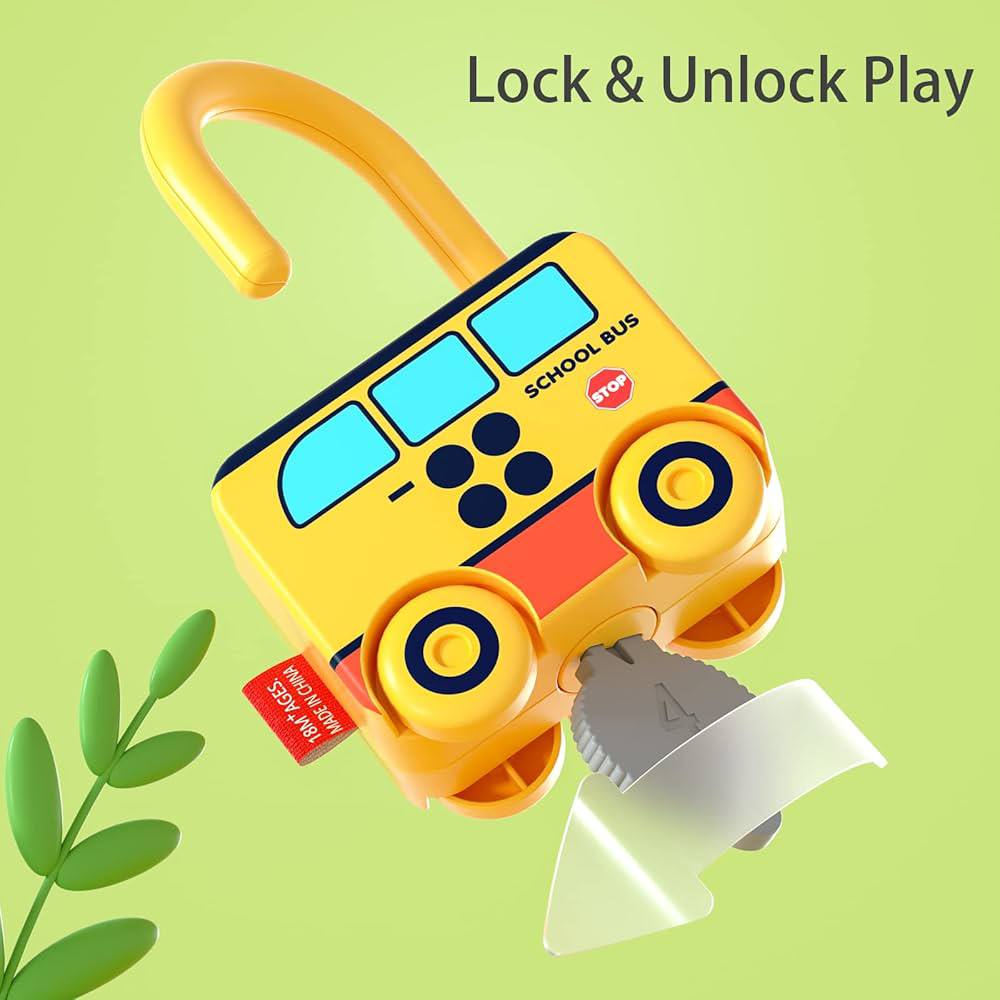Kids Educational Lock and Key Set