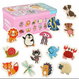Cute Animals Wooden Puzzle Set – 24 Pieces