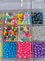 Large Bead Jewelry Box – 22 Compartments