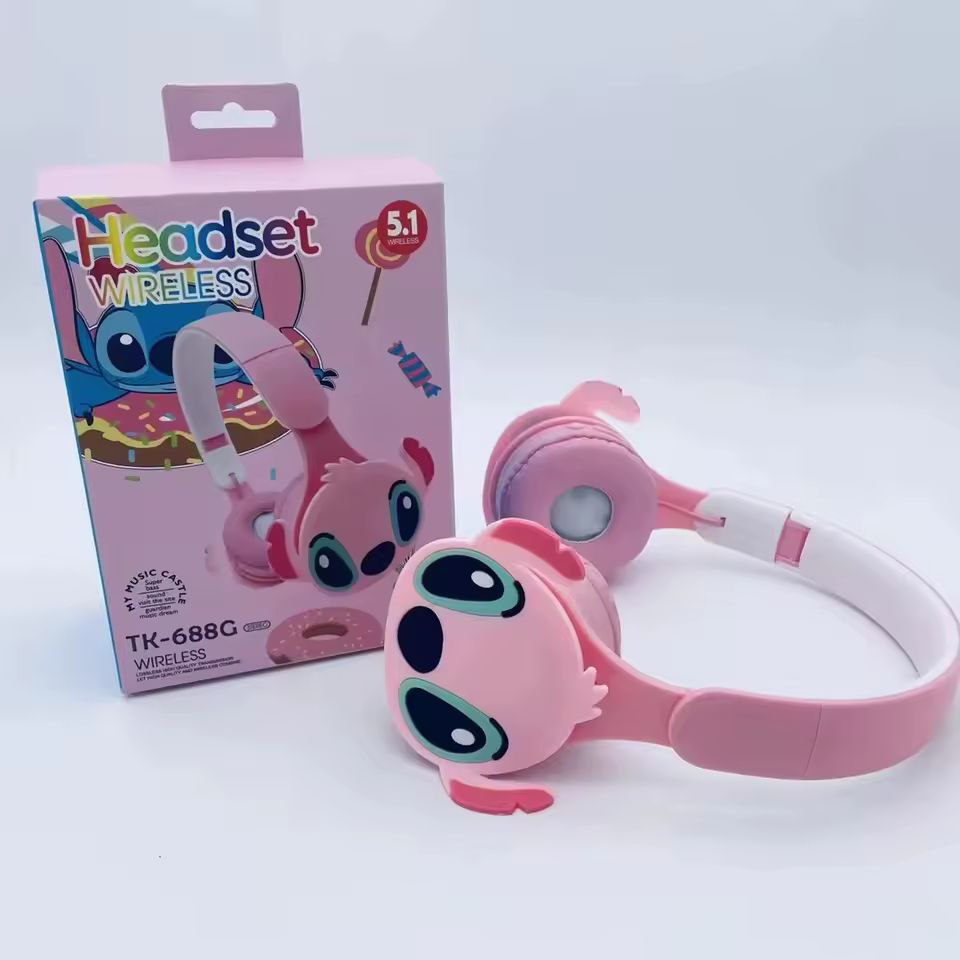 Stitch Wireless Headphones – Cute Design, Clear Sound
