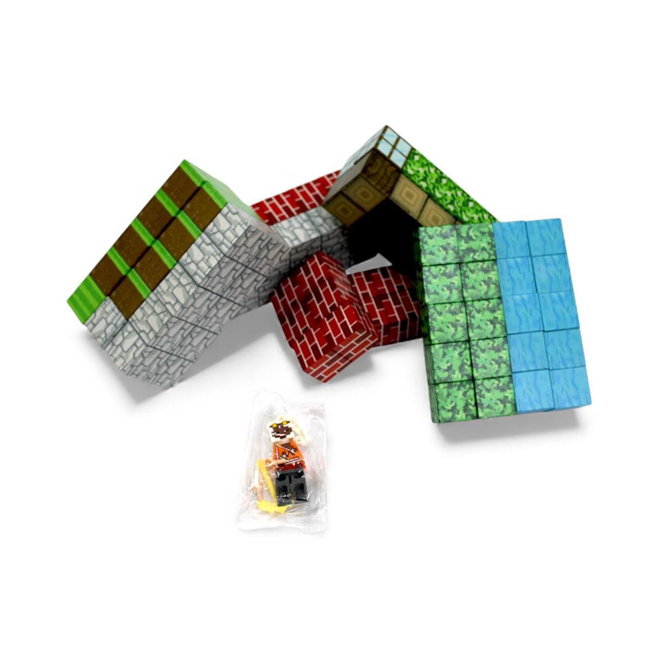 WD100 Build World Magnetic Blocks – 100 Pieces | STEM Educational Toy