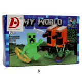 MY WORLD Minecraft Creeper Building Set (49 TO 56 Pieces)