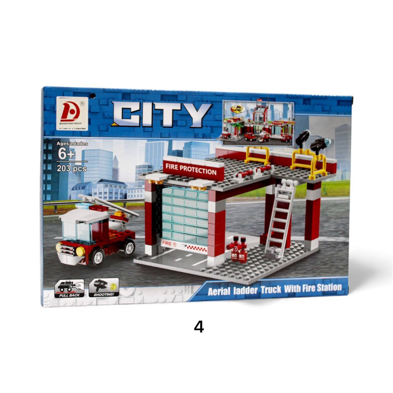 LEGO City Fire Station Building Set (188 TO 207 Pieces)