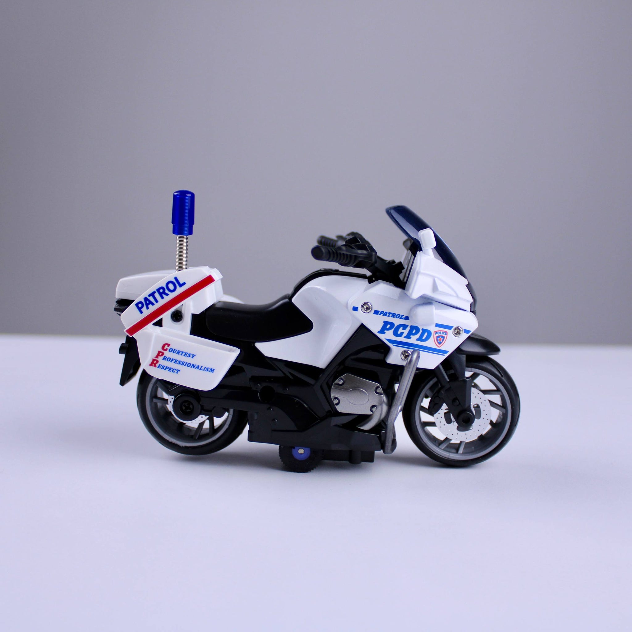 Police Motorcycle Toy – Metal Alloy
