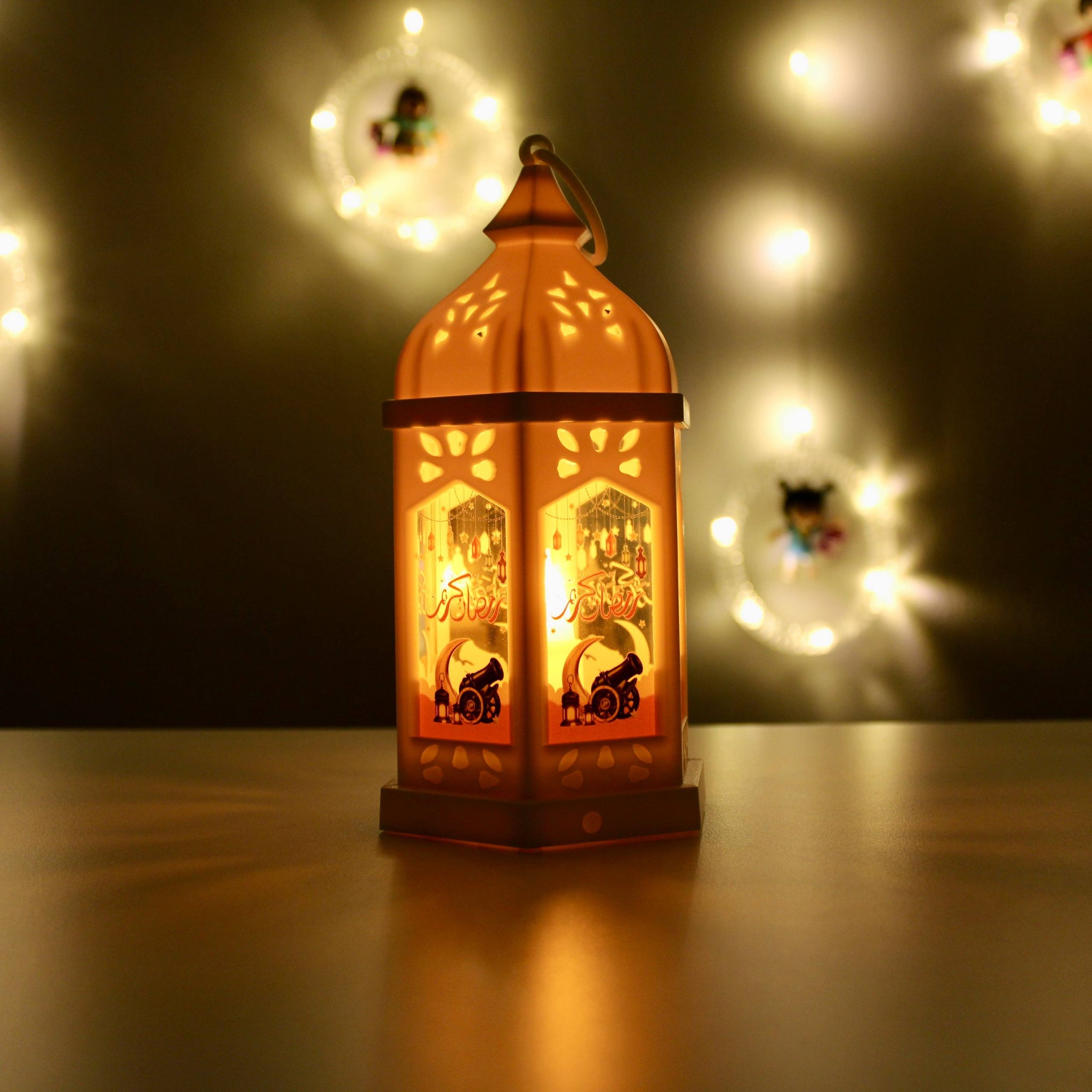 Illuminated Ramadan Acrylic Lantern – Medium Size