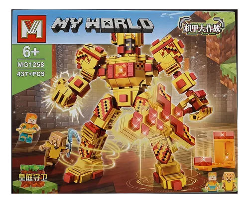 My World Robot Building Set – 437 Pieces for Kids Creative Play