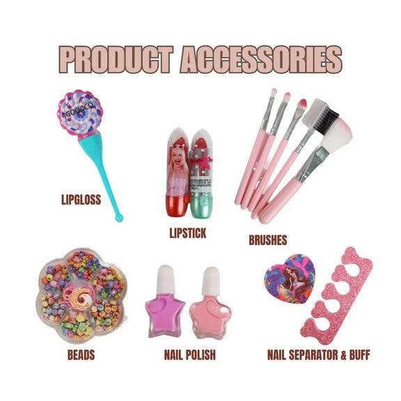 صندوق الأعمال اليدوية للمكياج والمجوهرات على شكل يونيكورن