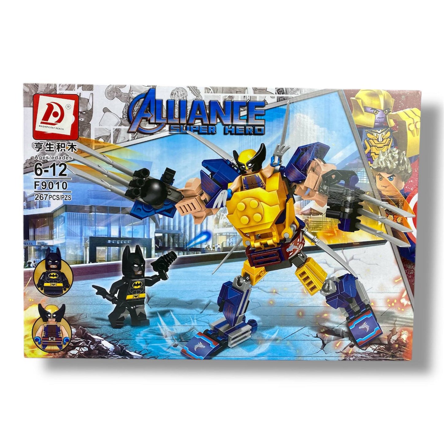 Super Heroes Building Blocks – ALLIANCE (260-267 pieces)