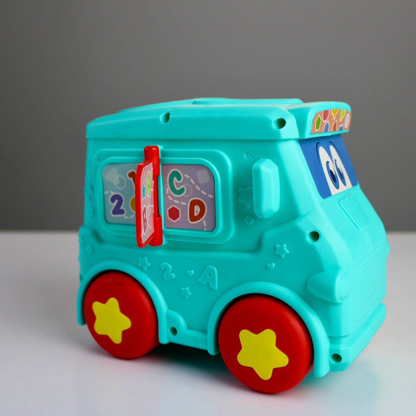 Educational Bus Toy for Kids – Shapes & Numbers Learning