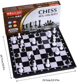 Magnetic Folding Chess Set – Portable Travel Board Game