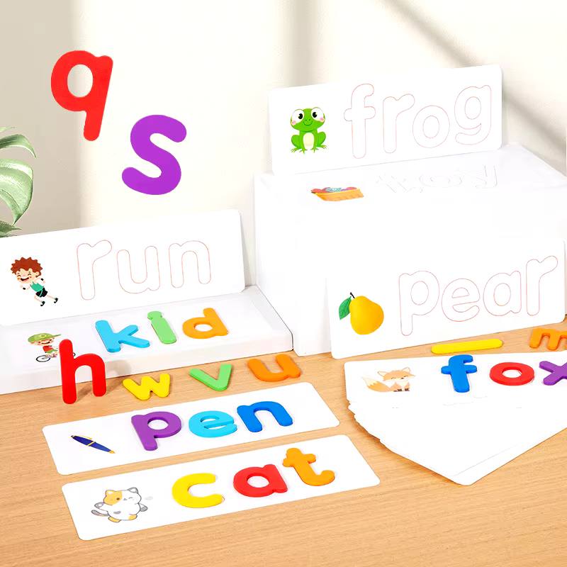 Letter & Words Learning Game – Educational Spelling & Vocabulary Cards Set