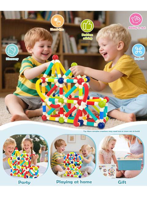 Magnetic Building Blocks Set – 40 Pieces Educational Construction Toy