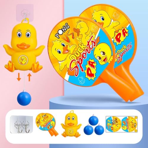 Door Hanging Tennis Game Set – Interactive Table Tennis Trainer