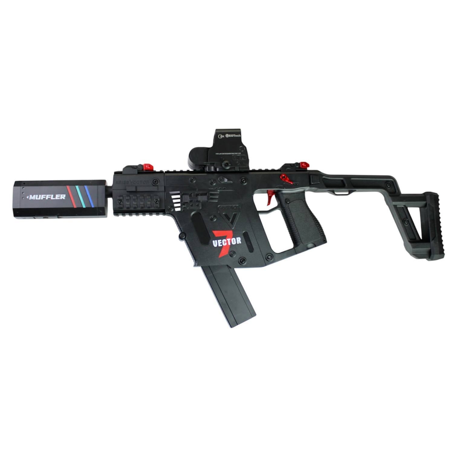 قاذف الرصاص الكريستالي التكتيكي - مسدس الجل الكهربائي من إصدار النايلون